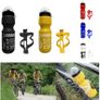 750ML Mountain Bike Bicycle Cycling Water Drink Bottle + Holder + 2 screws Cage Outdoor Sports Plastic Portable Bottle Drinkware Image 2