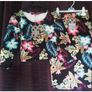 Boohoo Bodycon Hettie Vibrant Multi Colour Floral Print 2 Piece Skirt and Crop Top Set Image 2