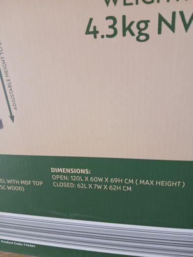 New Camping Game Table