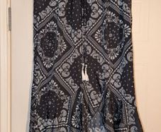 Perfect for Summer stunning floral hi--lo skirt