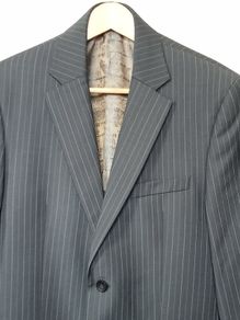 Mens Wool Pinstripe Jacket in excellent condition price includes postage to anywhere in the Republic of Ireland