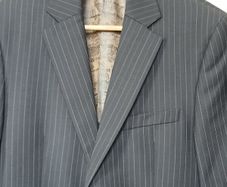 Mens Wool Pinstripe Jacket in excellent condition price includes postage to anywhere in the Republic of Ireland