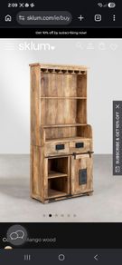 Wooden kitchen dresser