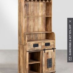 Wooden kitchen dresser