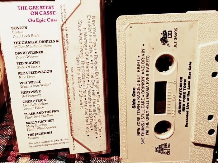 1980. Johnny Paycheck. New York Town. Cassette Tape.