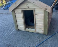 Premium Handmade Wooden Dog Kennel  Custom Built