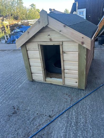 Premium Handmade Wooden Dog Kennel  Custom Built