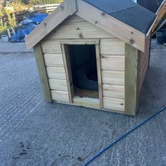 Premium Handmade Wooden Dog Kennel  Custom Built