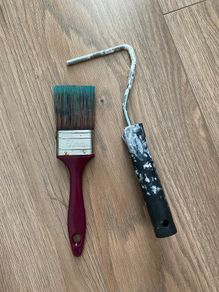 Paint brush & small roller