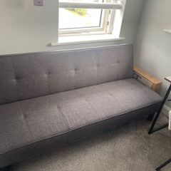 Habitat Grey 3 Seater Sofabed