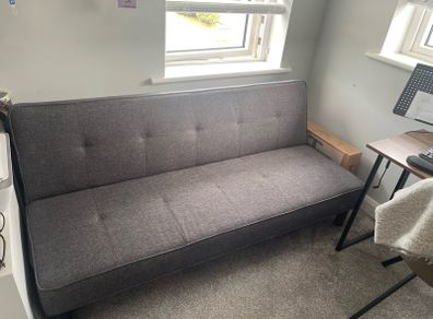Habitat Grey 3 Seater Sofabed