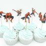 Spider Man Cup Cake Toppers Image 3
