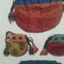 Beautiful framed silk bags from Nepal . Image 5