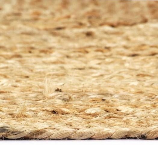 Handmade Rug Jute Natural