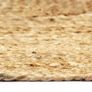 Handmade Rug Jute Natural Image 3