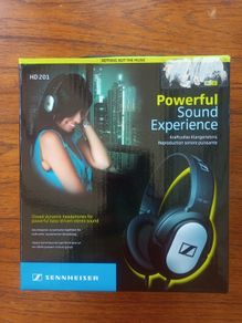 Sennheiser HD 201 Wired Over-Ear Stereo Headphones - Like New