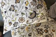 Vintage  ikea discontinued ALVINE LOV Pair of Embroidered large feather cushions. Hardly used.