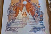 Bottleneck Gallery Jim Henson's Labyrinth White Swirl Foil Variant Screen Print Poster