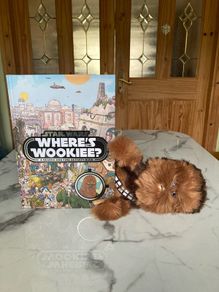 Star Wars where's The Wookie Book and Plushie