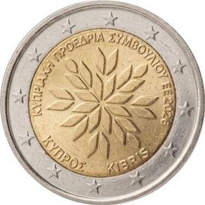 Cyprus 2 Euro Commemorative Coin 2026 - Presidency of the Council of the EU. Uncirculated.