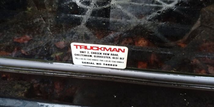 Truckman Hard Top, Black extra height version
