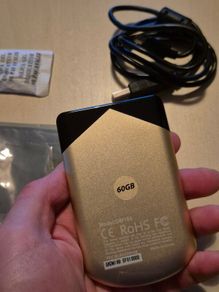 Matsunichi 60GB portable / external hard disk drive / HDD