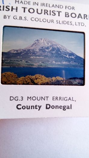 Vintage Photographic Slide. Mount Errigal, Donegal.