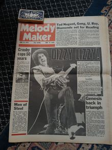 Vintage Melody Maker (June 19, 1976) - Phil Lynott / Thin Lizzy Cover