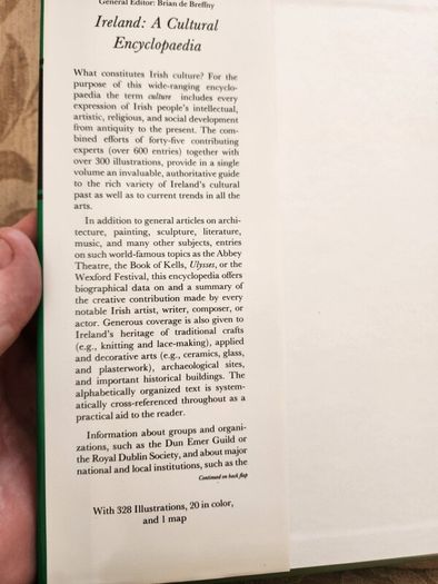 Ireland. A Cultural Encyclopedia Edited By Brian De Breffny. 328 Illusions. 20 In Colour. First Edition Large Volume Hardback With Dustjacket In Good Condition.