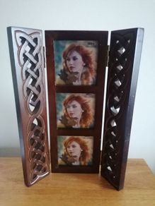 Celtic Triple Photo Frame