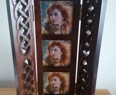 Celtic Triple Photo Frame