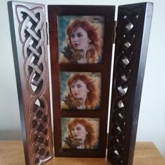 Celtic Triple Photo Frame