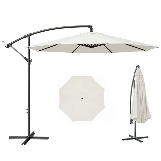 3M Umbrella Parasol Cream White