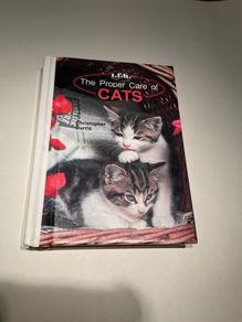 Proper Care of Cats by Christopher Burris (1991, Hardcover)