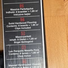 18.9m Beech Junkers solid wood flooring