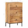 Sideboard 45x30x75 cm Solid Mango Wood Image 7