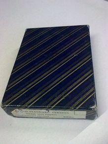 Small morocco bound standard version Bible in original box