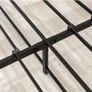 5ft King Bed Frame with Wooden Headboard,Heavy Duty Metal Platform Bed Frame King Bed Base No Box Spring Needed,Metal Slats Support Underbed Storage Space,Brown,150x200cm Image 3