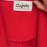 Ladies 100% pure silk red summer coat Image 2