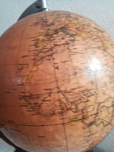 Rare, Large Vintage Globe Italian Paravia