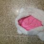 Girls fluffy gilet with hood. Age 2-3 Image 3