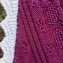 large vintage knitted blanket Image 10