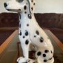 Large Mid-Century Ceramic Statue of a Dalmatian puppy 1970s Image 6