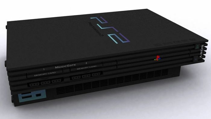 PlayStation 2 with games