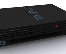 PlayStation 2 with games
