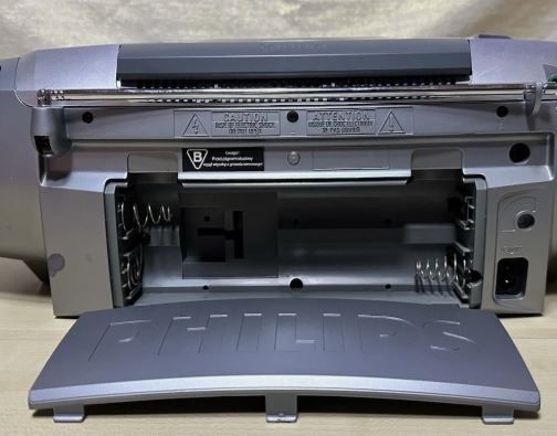 From 1999 Phillips AZ1560 - CD / Radio / Cassette Recorder / Surround Sound Boombox.