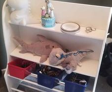 Jo Jo Mama Bebe storage unit with bins