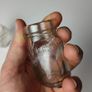 386 - Set of 2 Vintage Collectible Decorative Clear Glass Maclean Brand Stomach Powder Bottles Image 10