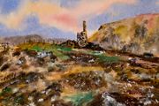 ahilles copper mine watercolour