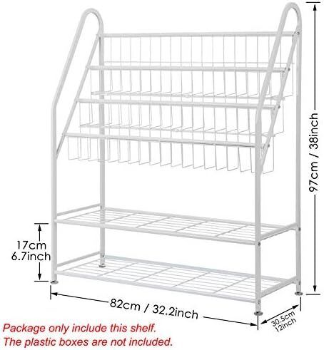 5 Tier Children's Book Organizer, Kids Book and Toys Storage